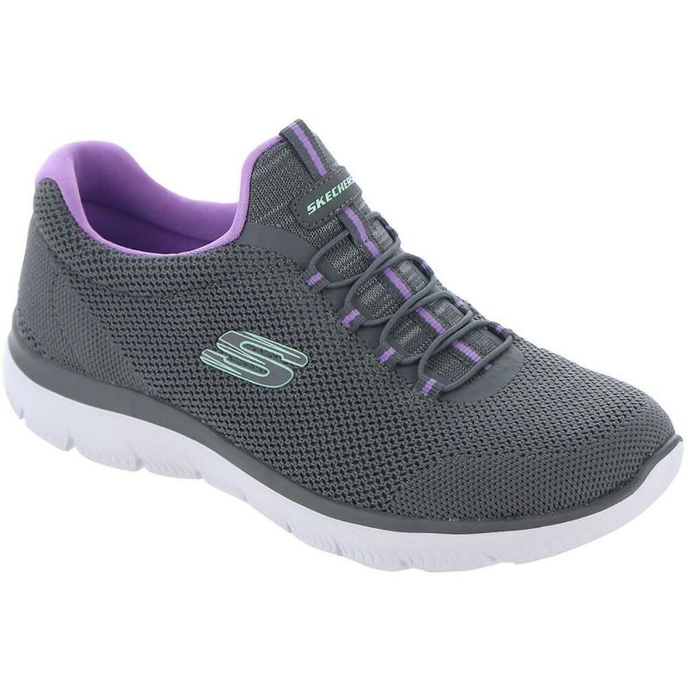 Skechers Womens Summits-Cool Classic Gray Athletic and Training Shoes Used